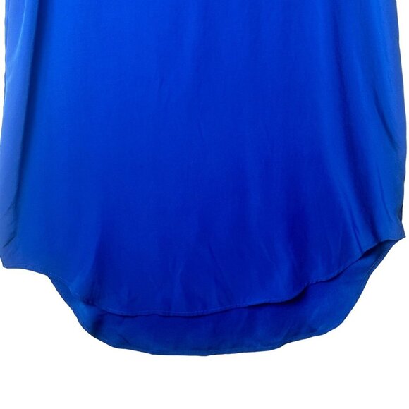 Victoria's Secret Slip Dress Women Size Small Sleeveless Black Blue Scoop Neck - Picture 4 of 6